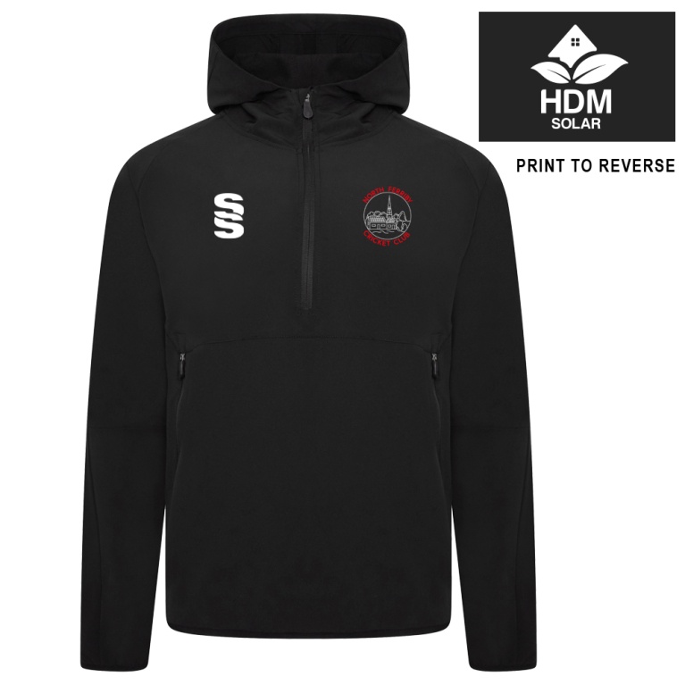 Dual Elite 1/4 Zip Hoody / Rain Jacket : Black