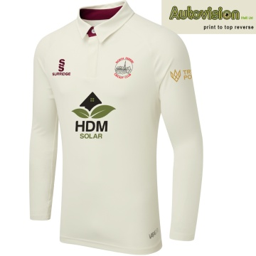 Ergo Long Sleeve Cricket Shirt Maroon